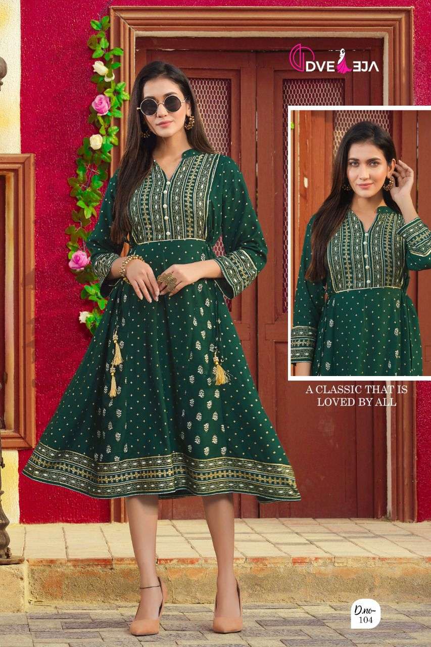 Dveeja Fusion Catalog Party Wear Anarkali Short Kurtis 