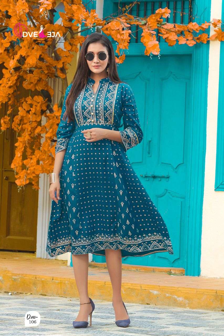 Dveeja Fusion Catalog Party Wear Anarkali Short Kurtis 