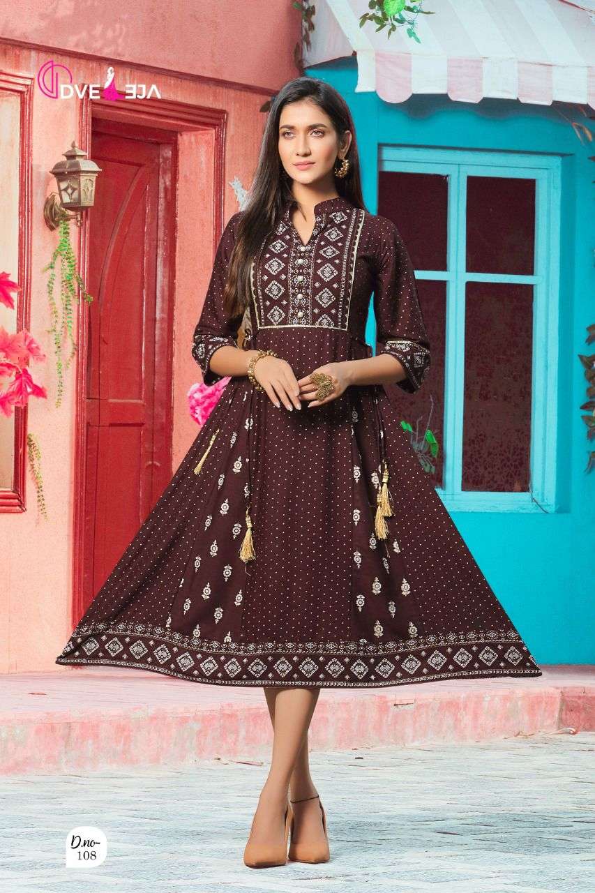 Dveeja Fusion Catalog Party Wear Anarkali Short Kurtis 