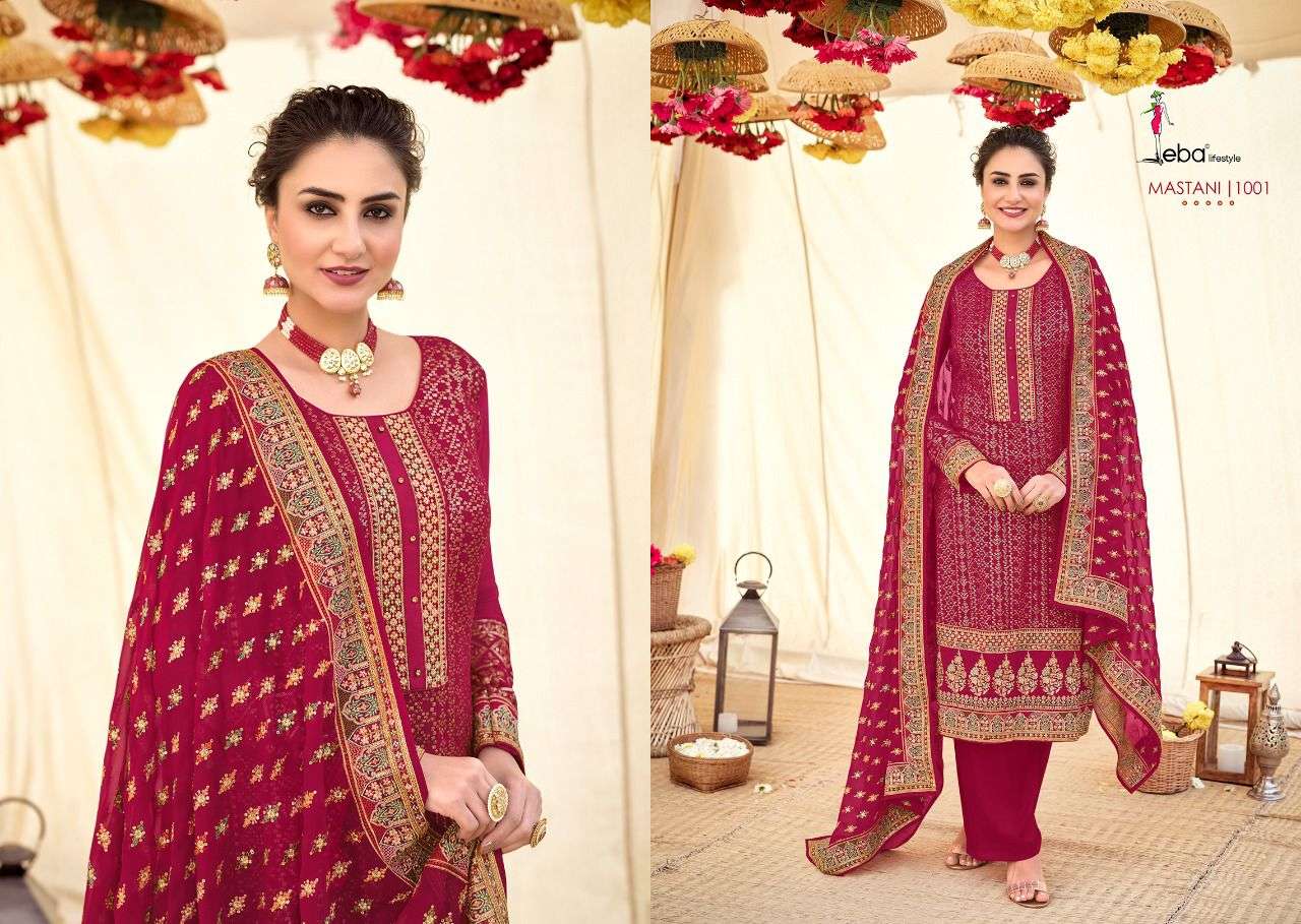 Eba Mastani Catalog Exclusive Wear Georgette Embroidery Salwar Kameez