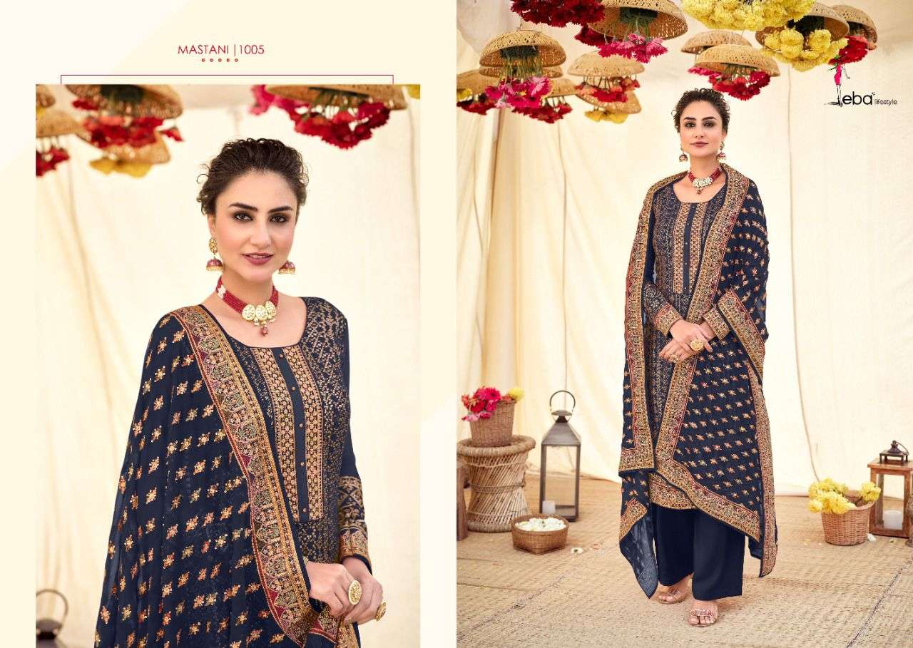 Eba Mastani Catalog Exclusive Wear Georgette Embroidery Salwar Kameez