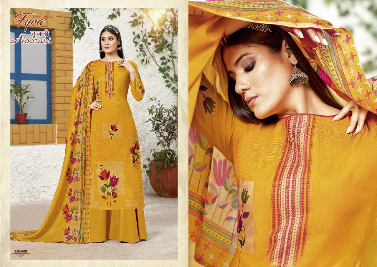 Fyra Noorani  catalog Festive Digital Print Dress Material