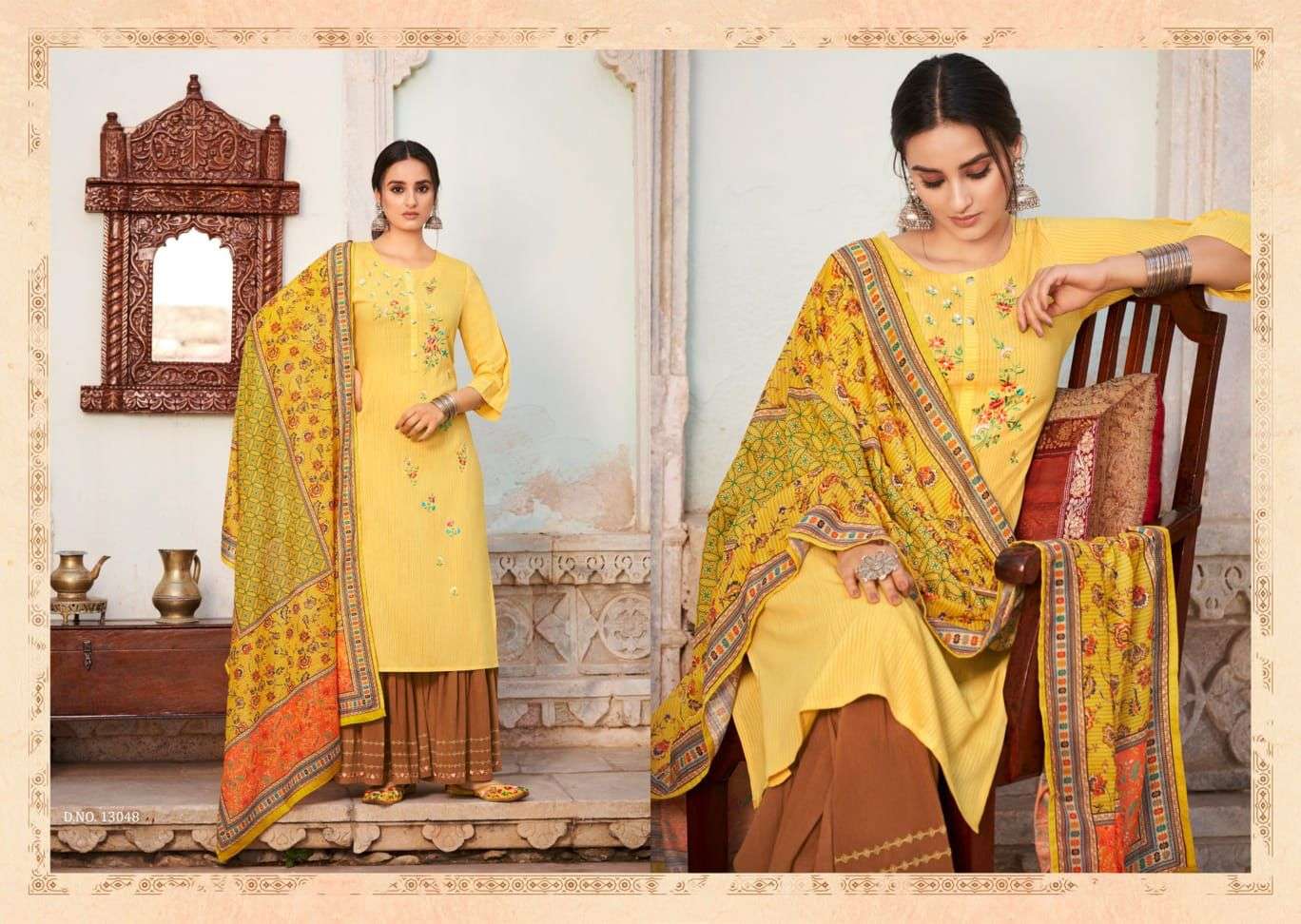 Kalaroop Glorious Catalog Exclusive Wear Readymade Top Sharara With Dupatta