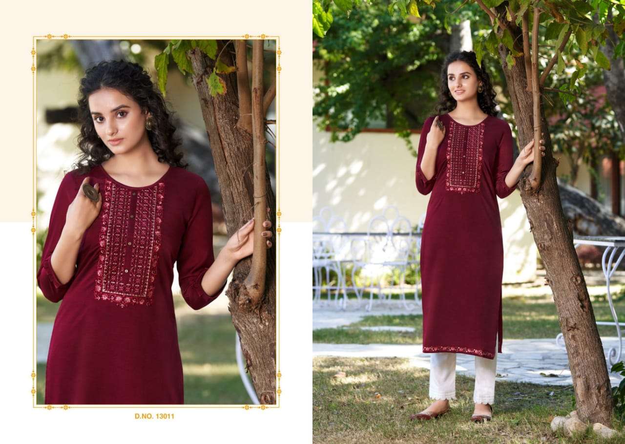 Kalaroop Kites vol 4  catalog Fancy  Embroidery Kurtis 