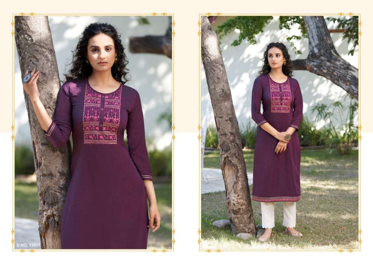 Kalaroop Kites vol 4  catalog Fancy  Embroidery Kurtis 