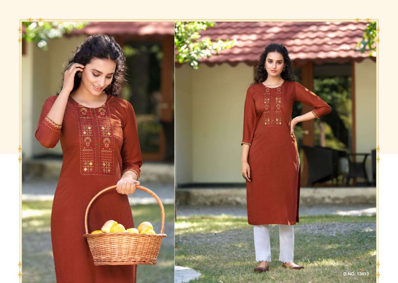 Kalaroop Kites vol 4  catalog Fancy  Embroidery Kurtis 