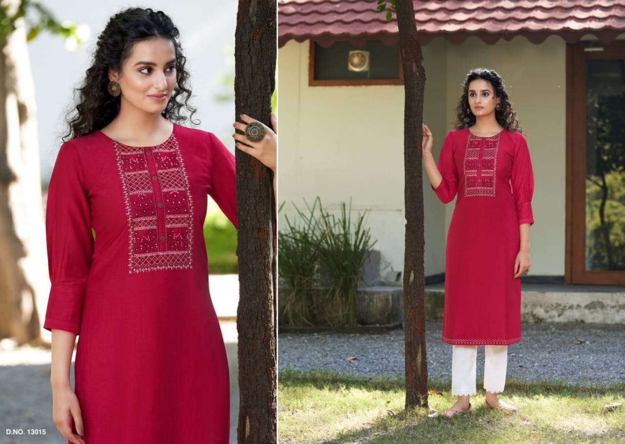 Kalaroop Kites vol 4  catalog Fancy  Embroidery Kurtis 