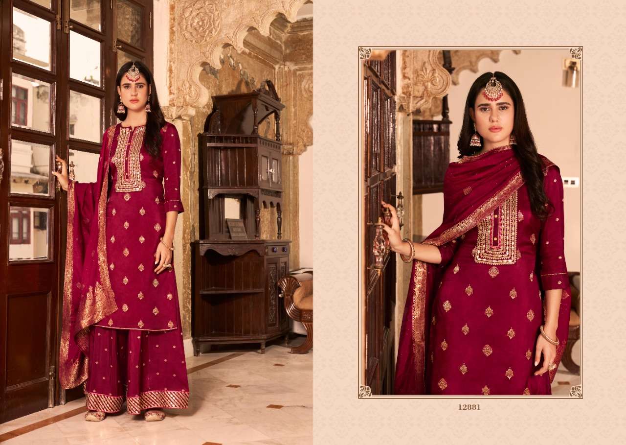 Kalaroop Mastani catalog  Wedding Wear Designer Ready Made  Top bottom With Fancy  Jacquard Dupatta 