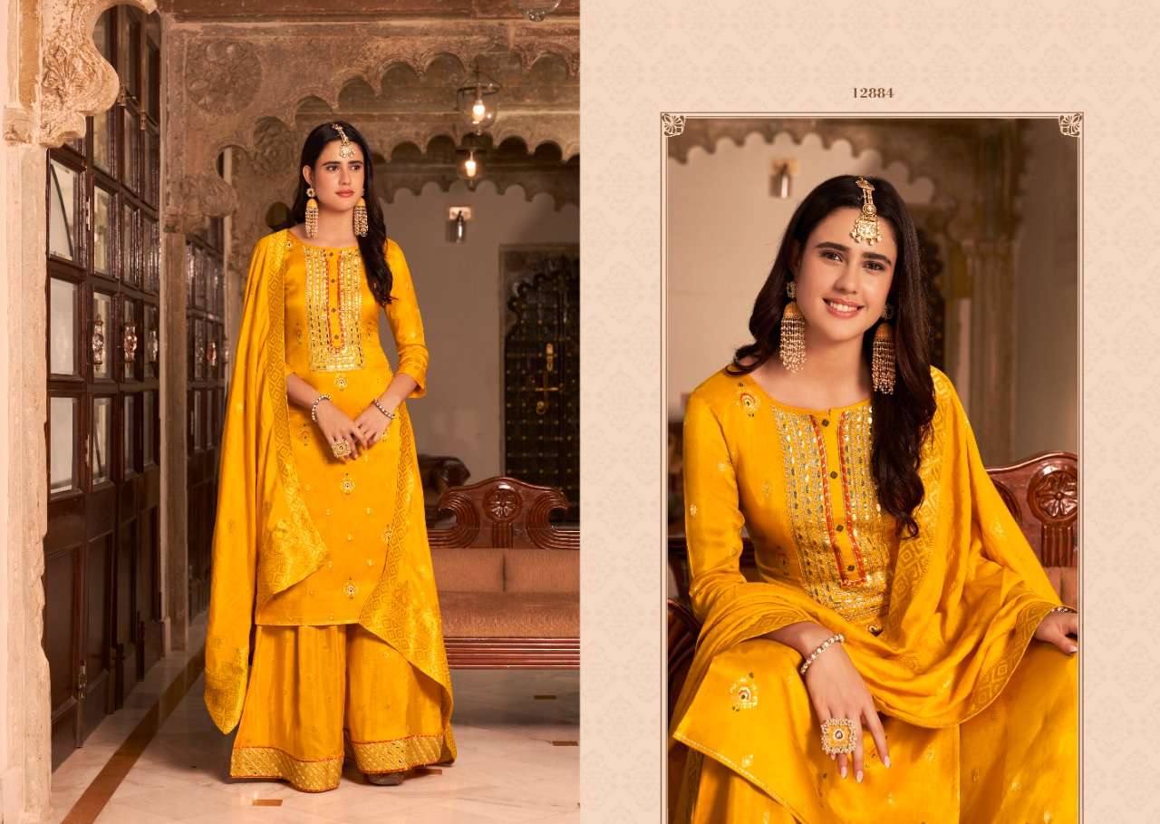 Kalaroop Mastani catalog  Wedding Wear Designer Ready Made  Top bottom With Fancy  Jacquard Dupatta 
