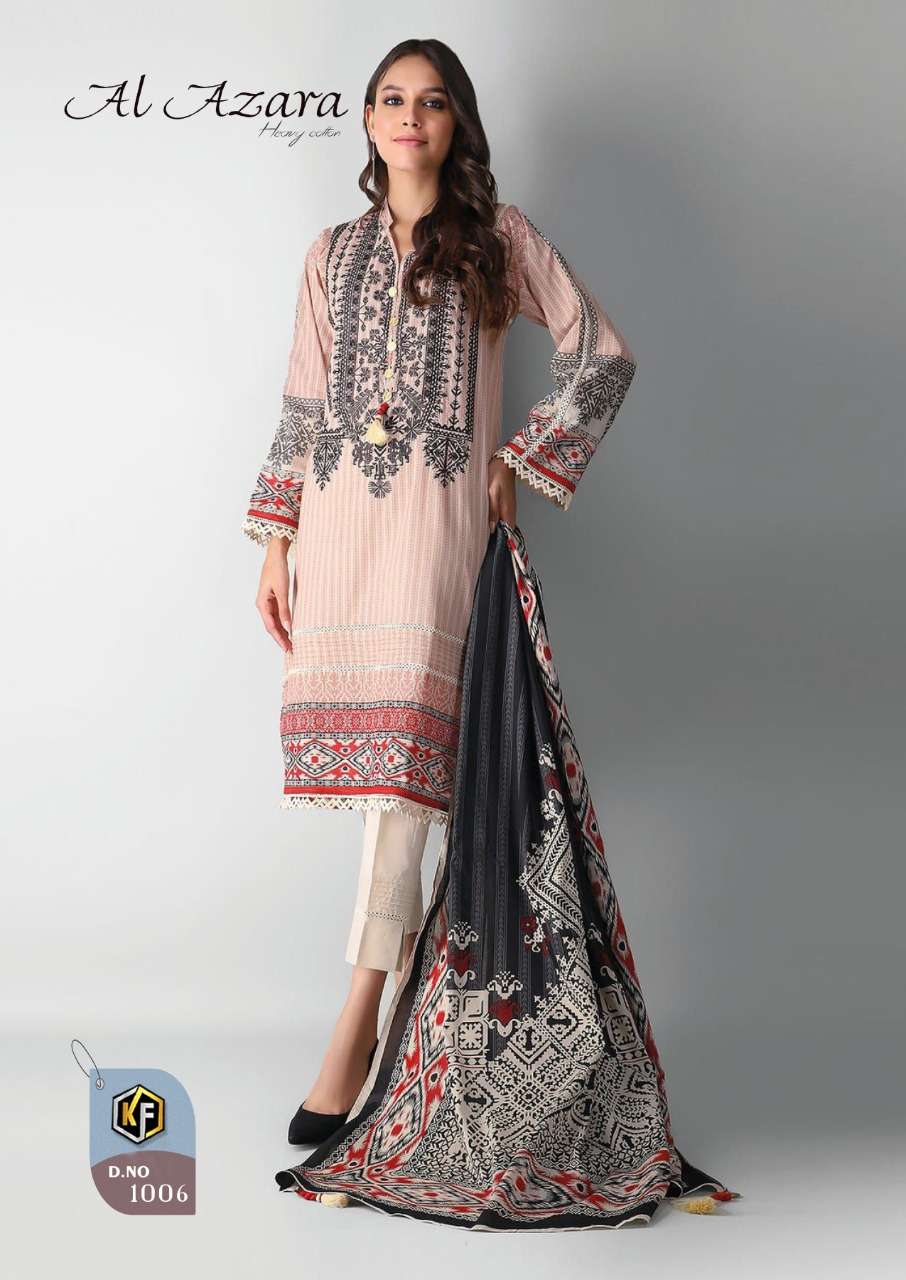 Keval Fab Al Azara Luxury Collection Catalog Daily Wear Karachi Cotton Dress Materials