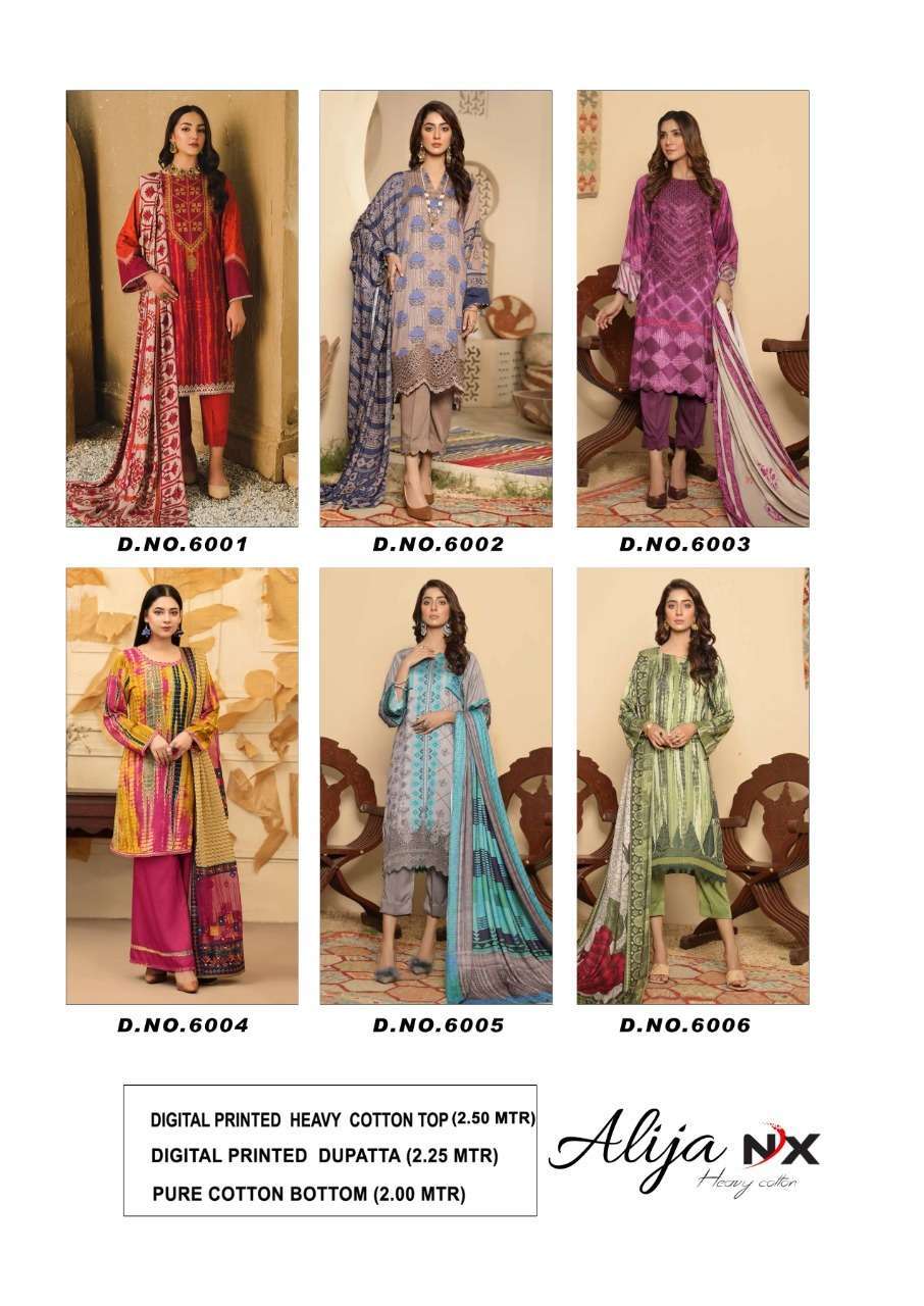 Keval Fab Alija Nx Catalog Casual Wear Karachi Cotton Dress Materials 