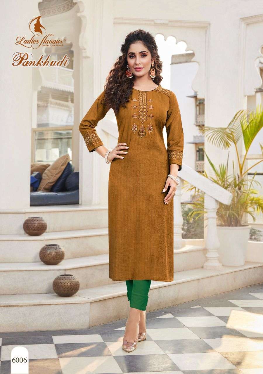 Ladies Flavour Pankhudi catalog  Viscose Rayon Kurtis For Casual Wear Buy Online wholesale price