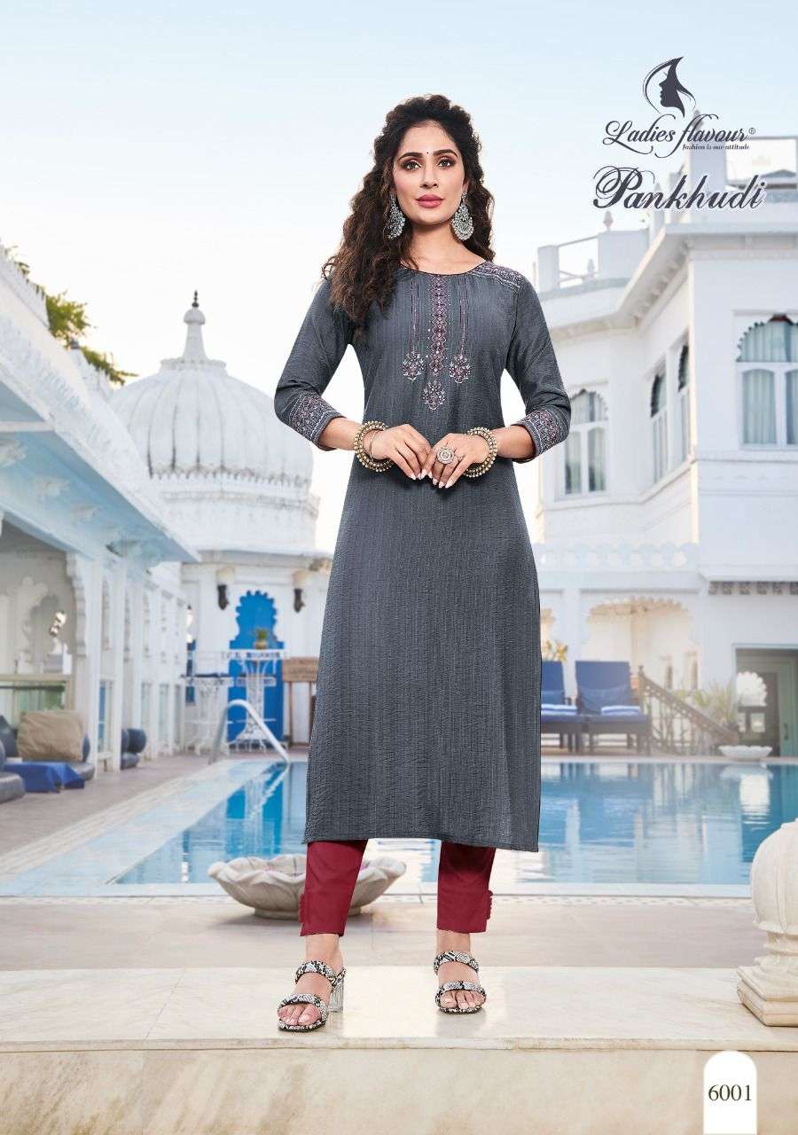 Ladies Flavour Pankhudi catalog  Viscose Rayon Kurtis For Casual Wear Buy Online wholesale price