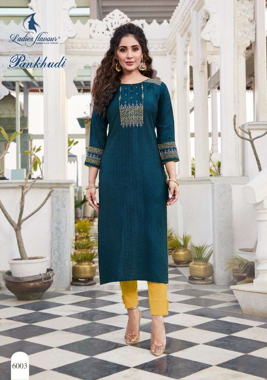 Ladies Flavour Pankhudi catalog  Viscose Rayon Kurtis For Casual Wear Buy Online wholesale price