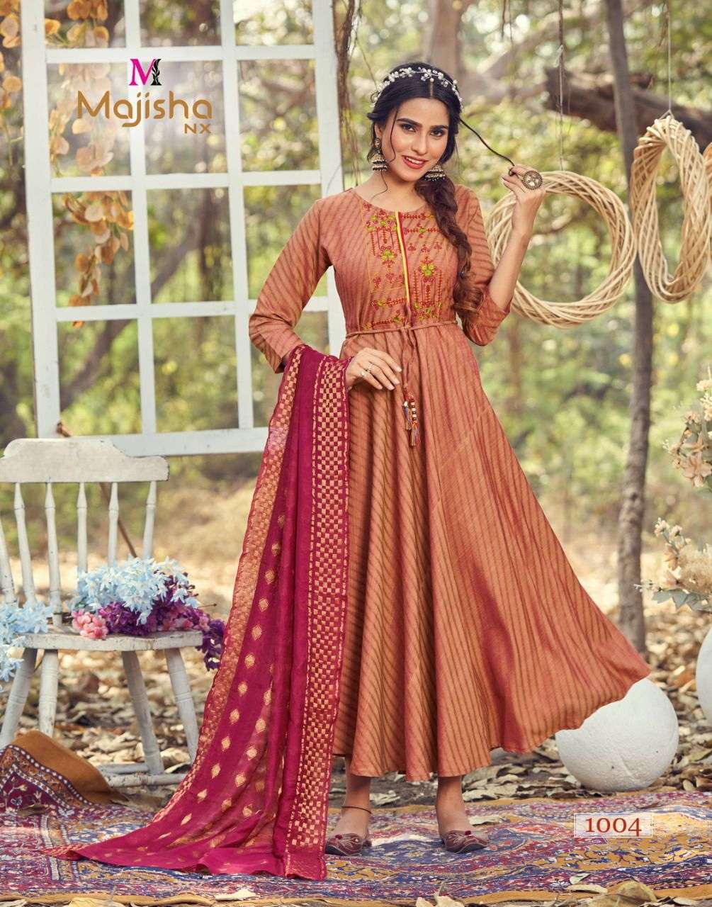 Majisha Nx Pankh  catalog  Fancy  Rayon Kurtis With Dupatta 