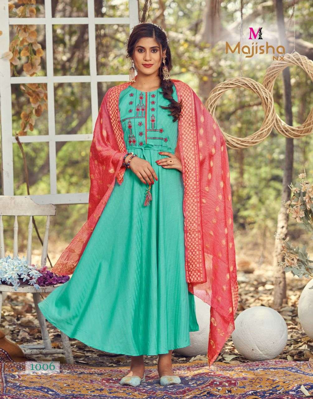 Majisha Nx Pankh  catalog  Fancy  Rayon Kurtis With Dupatta 