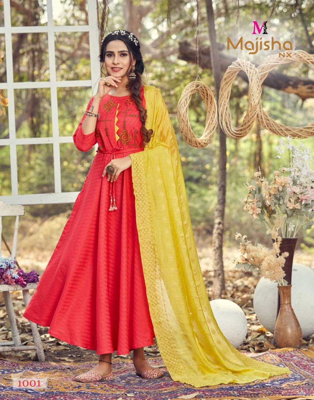 Majisha Nx Pankh  catalog  Fancy  Rayon Kurtis With Dupatta 