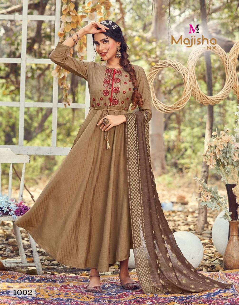 Majisha Nx Pankh  catalog  Fancy  Rayon Kurtis With Dupatta 