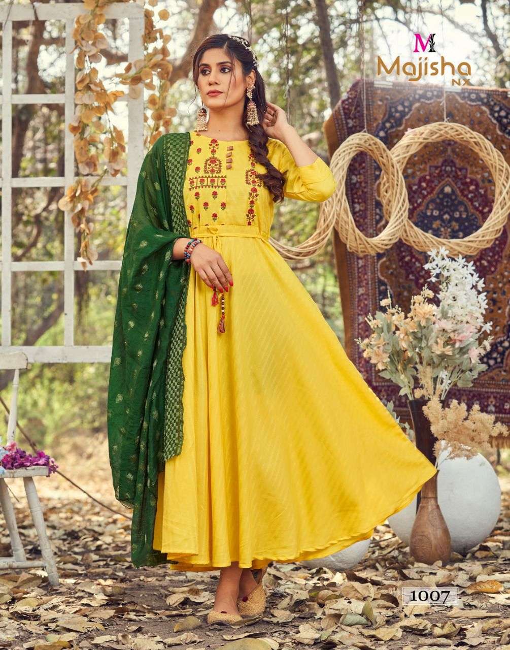 Majisha Nx Pankh  catalog  Fancy  Rayon Kurtis With Dupatta 
