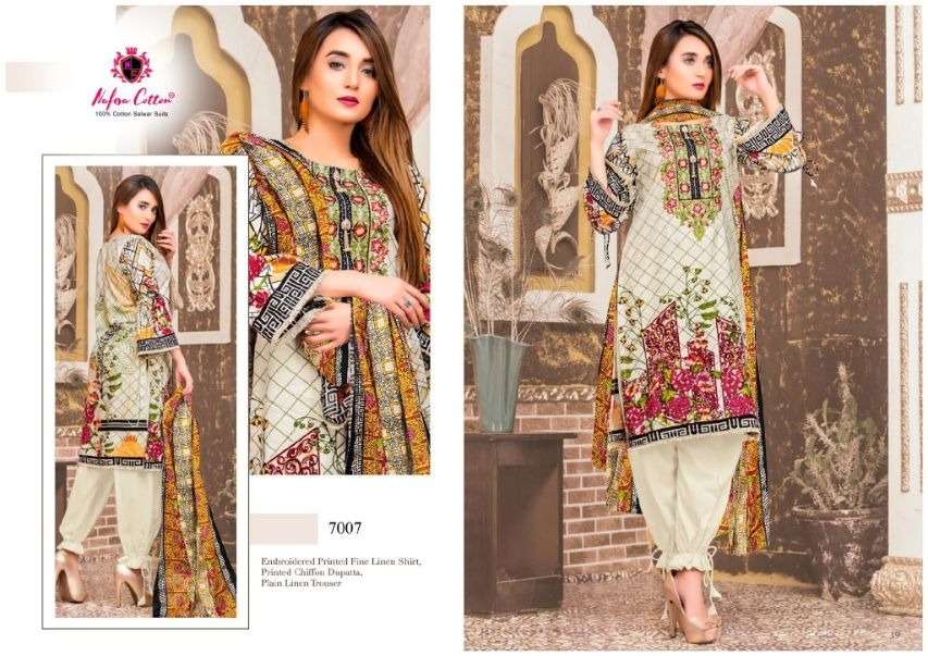 Nafisa Sahil Vol 7 Catalog Daily Wear Karachi Cotton Dress Materials 