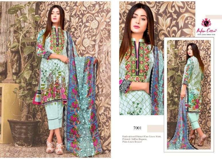 Nafisa Sahil Vol 7 Catalog Daily Wear Karachi Cotton Dress Materials 
