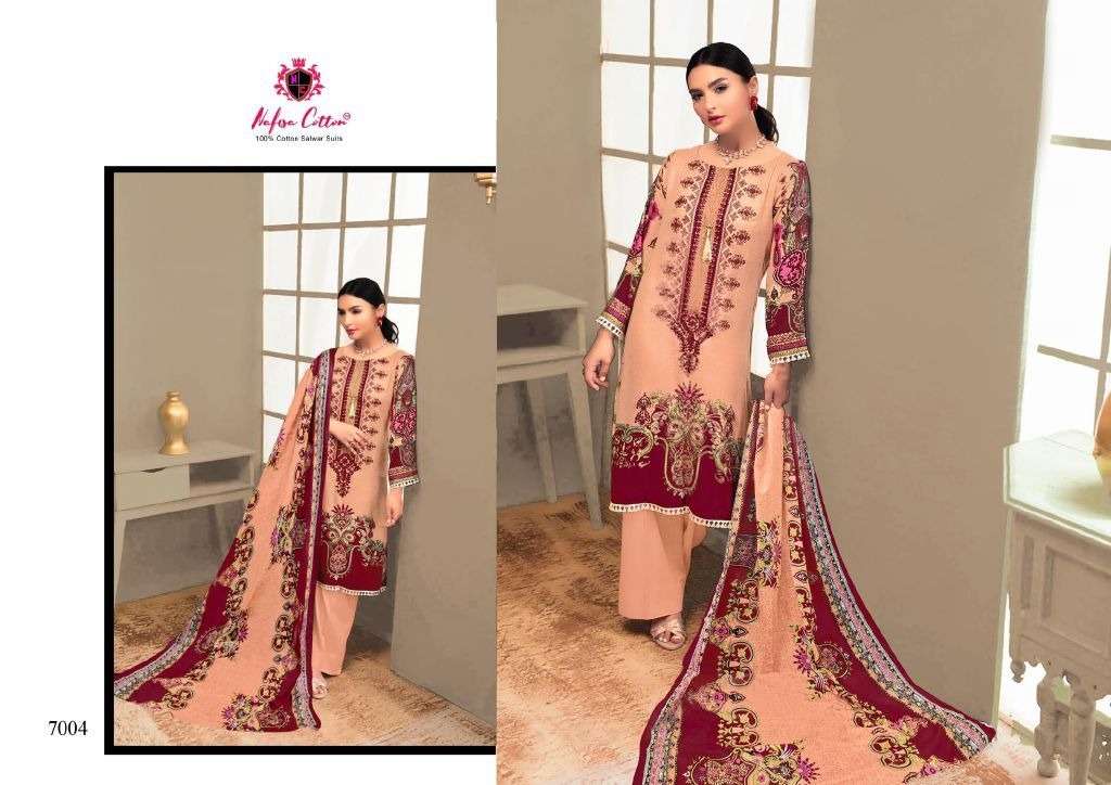 Nafisa Sahil Vol 7 Catalog Daily Wear Karachi Cotton Dress Materials 