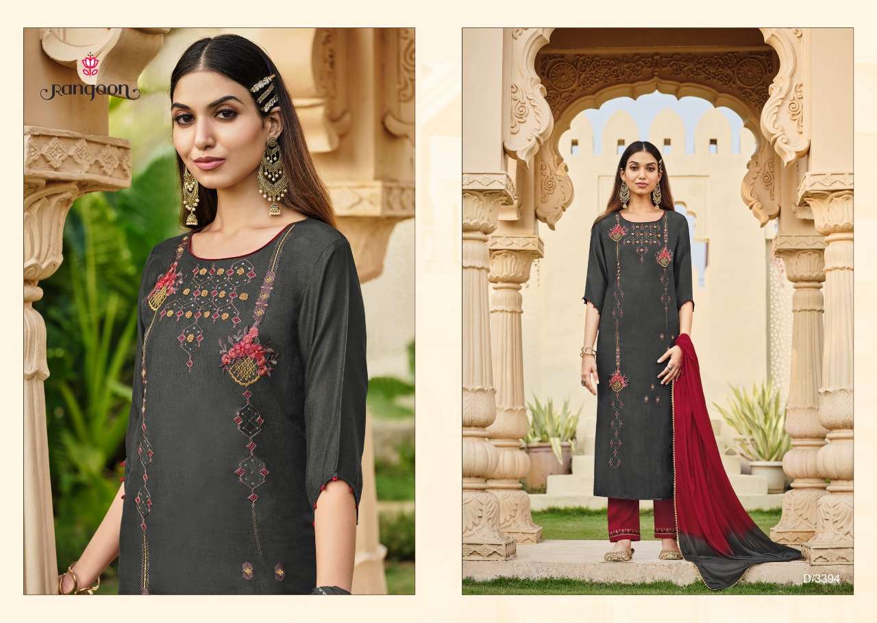 Rangoon Sakhiyan catalog  Fancy  Kurtis With Bottom Dupatta