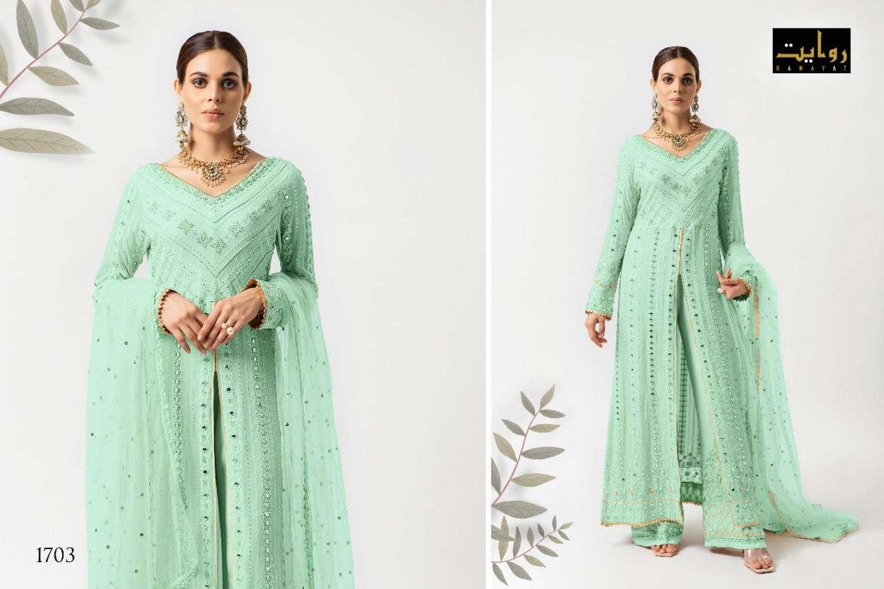 Rawayat Anaya Vol 5 catalog  Designer Georgette Pakistani Salwar suits 
