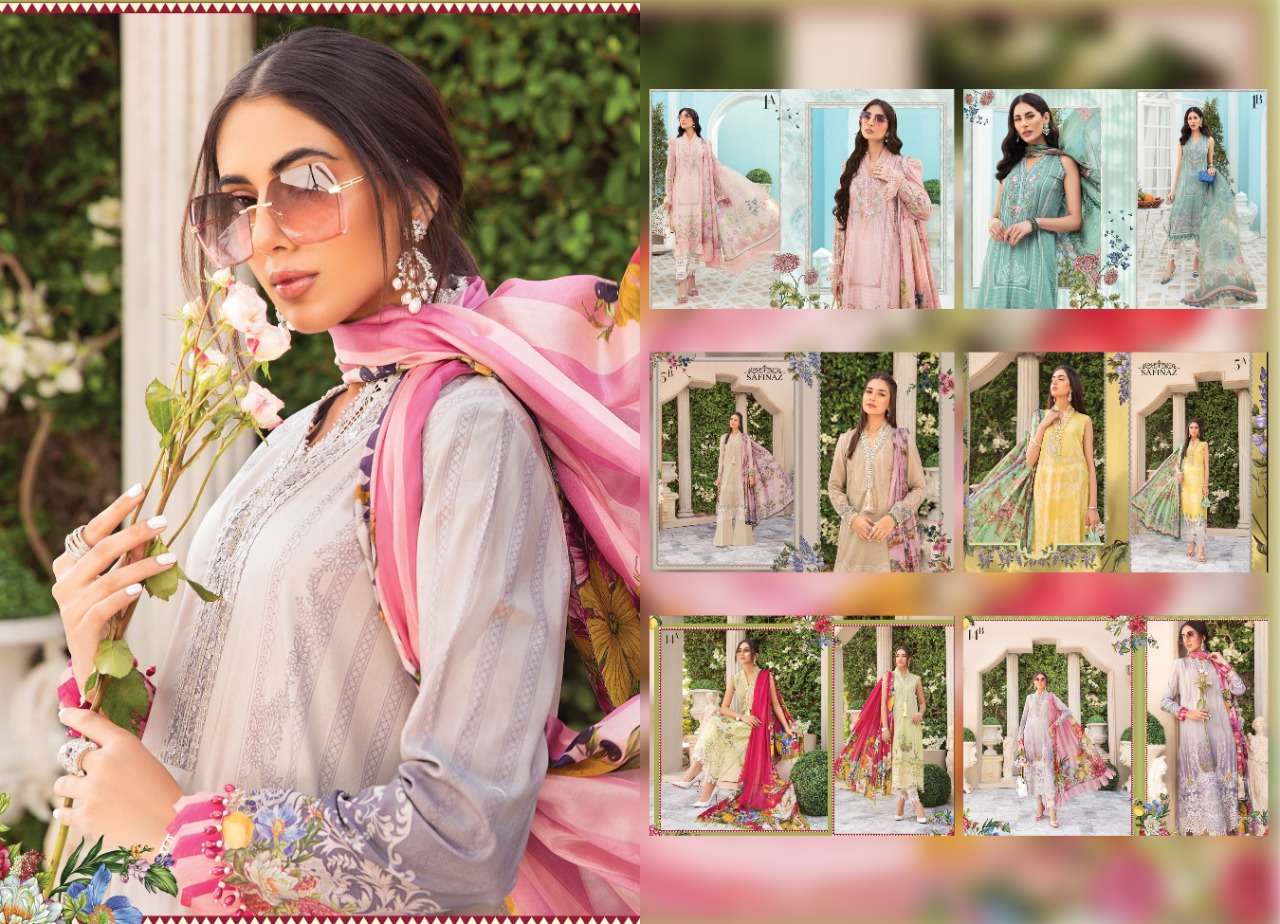 Safinaz Maria B M Print  vol 7 catalog Embroidery Pakistani Salwar suits 