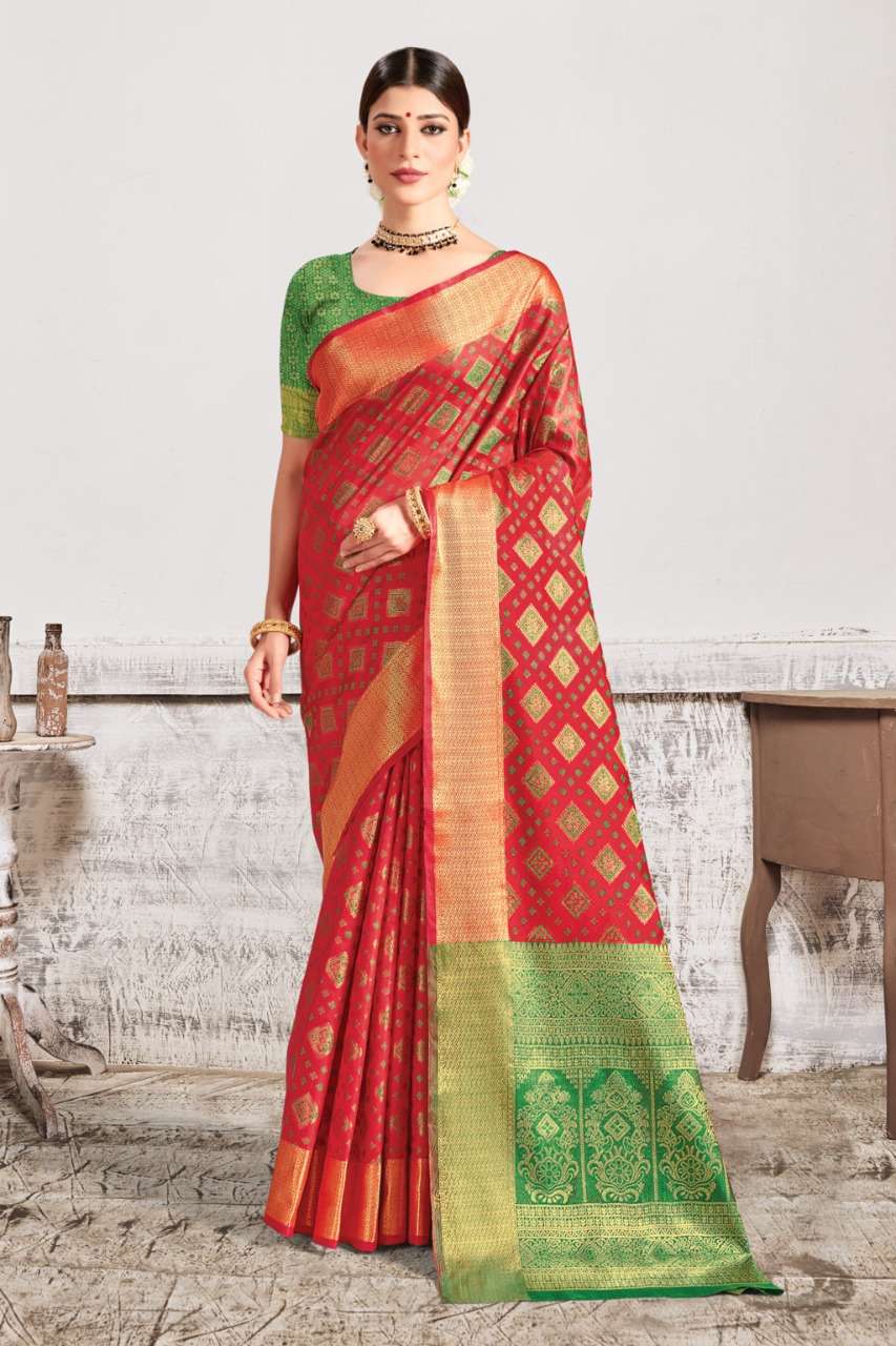 Sangam Royal Silk catalog Designer Patola Silk Saree