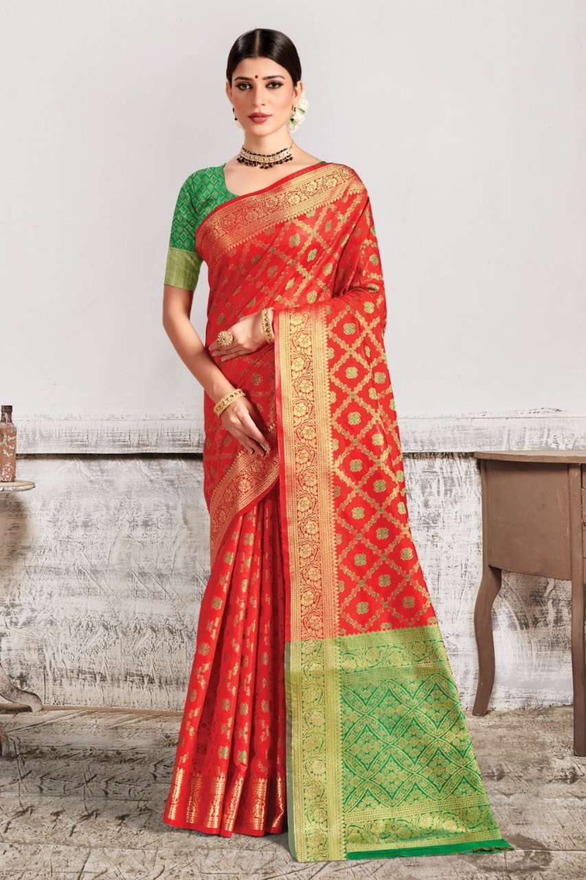 Sangam Royal Silk catalog Designer Patola Silk Saree