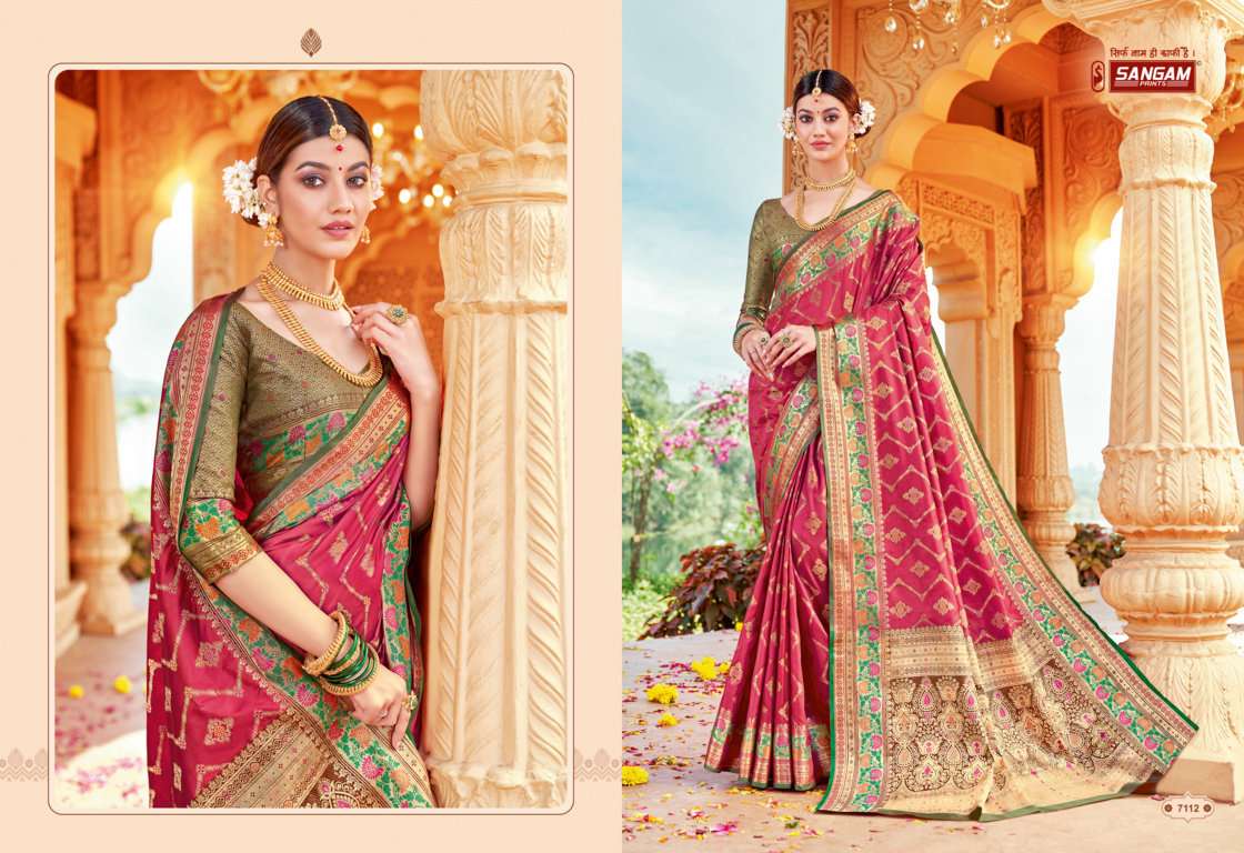 Sangam Taramani Catalog Traditional Wear Banarasi Silk Sarees