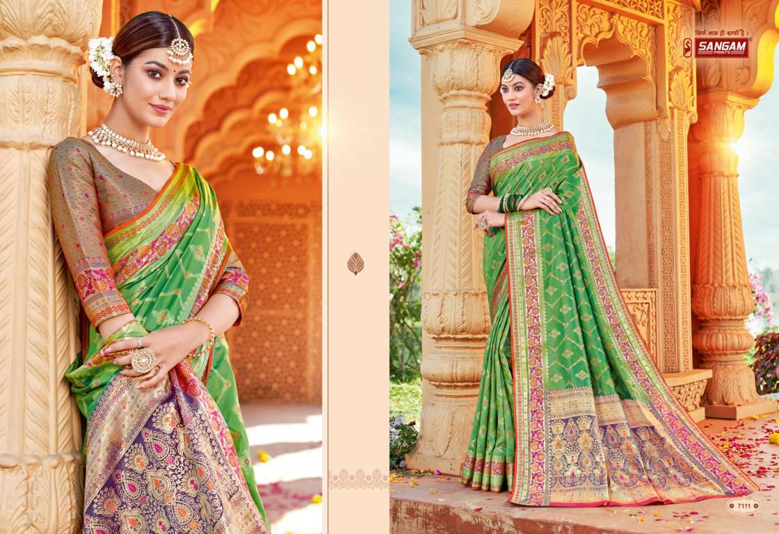 Sangam Taramani Catalog Traditional Wear Banarasi Silk Sarees