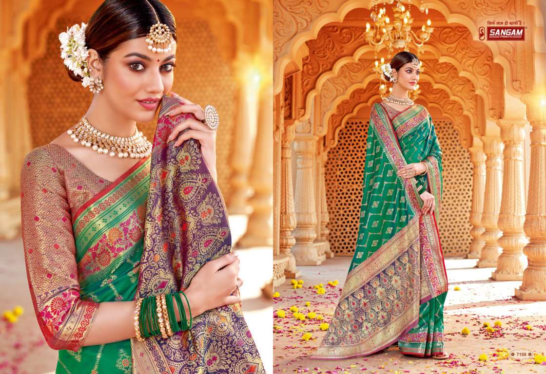 Sangam Taramani Catalog Traditional Wear Banarasi Silk Sarees