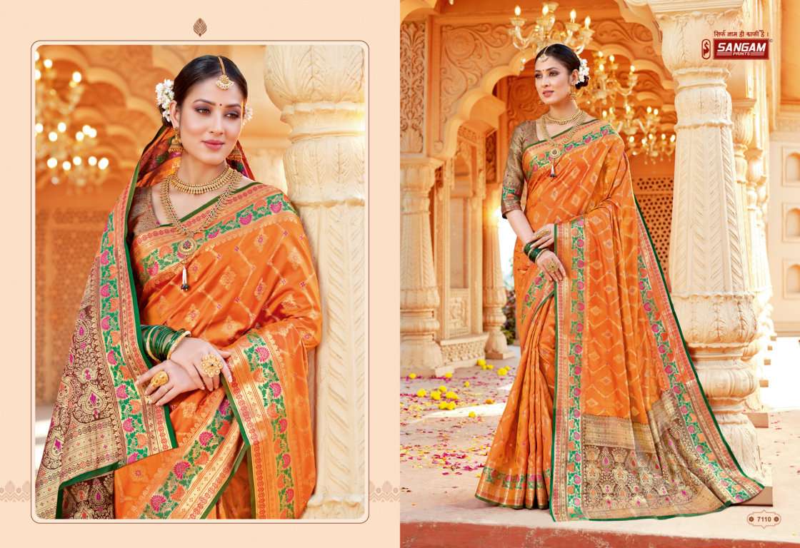 Sangam Taramani Catalog Traditional Wear Banarasi Silk Sarees