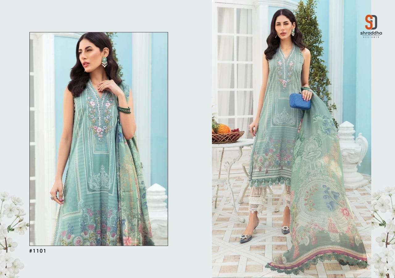Shraddha M Print-22 Vol 10 catalog Cotton Printed Pakistani suits 