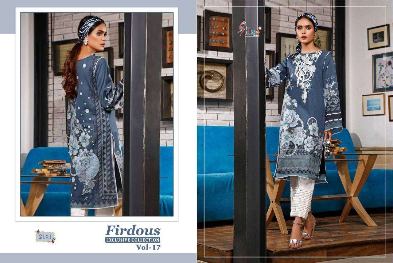 Shree Firdous Exclusive Collection vol 17 catalog Pakistani Salwar Suits