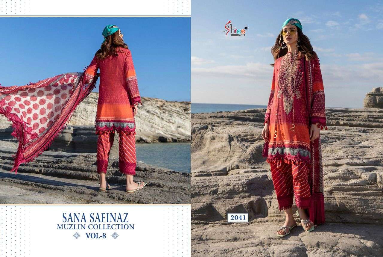 Shree Sana Safinaz Muzlin Collection vol 8 catalog  Pakistani Suits