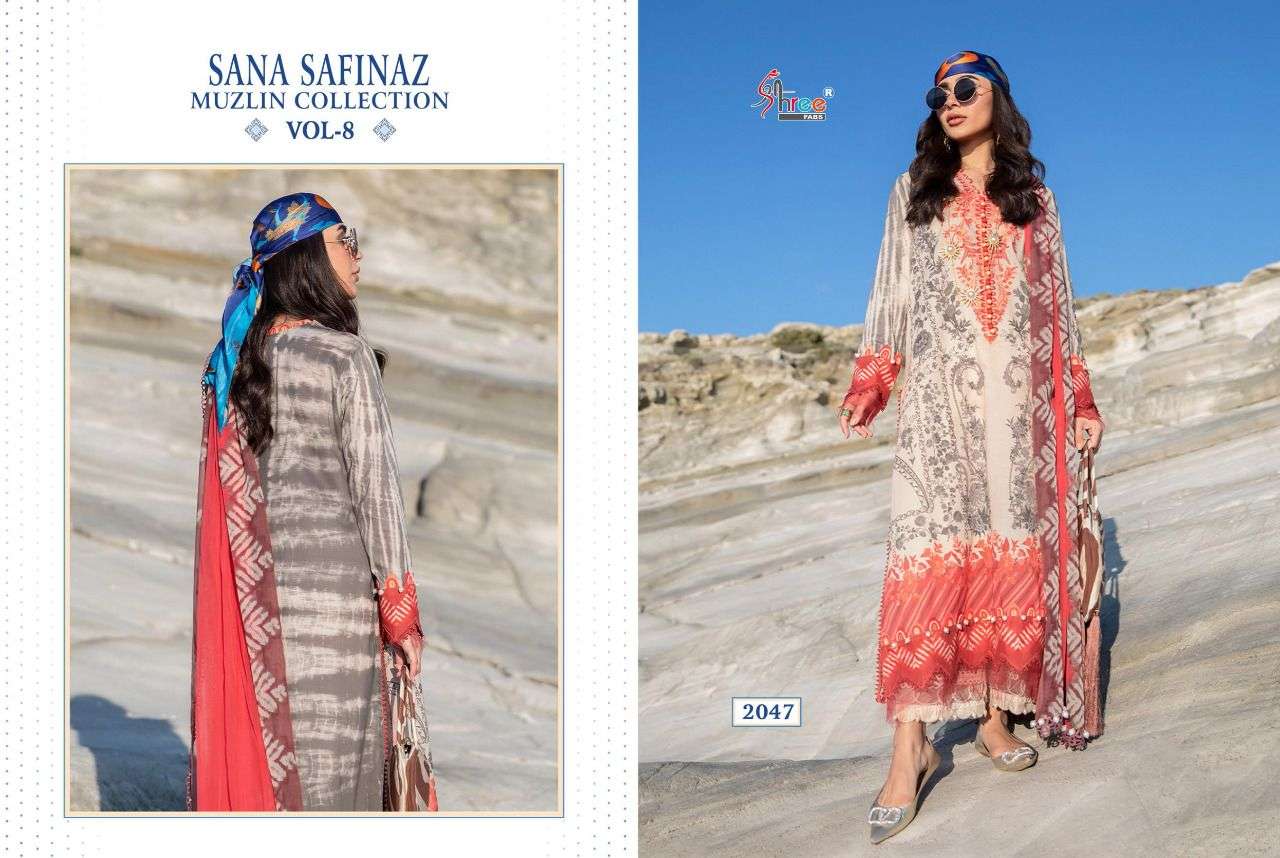 Shree Sana Safinaz Muzlin Collection vol 8 catalog  Pakistani Suits