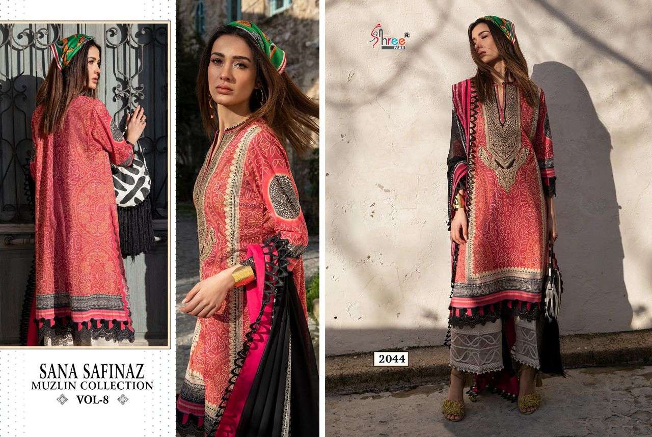 Shree Sana Safinaz Muzlin Collection vol 8 catalog  Pakistani Suits