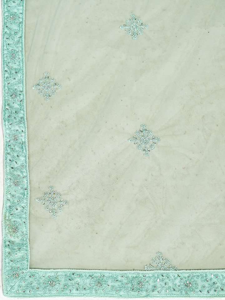  Sky Blue 1096 Embroidered Net Semi Stitched Lehenga choli collection Buy Online Lehenga at wholesale price in Surat
