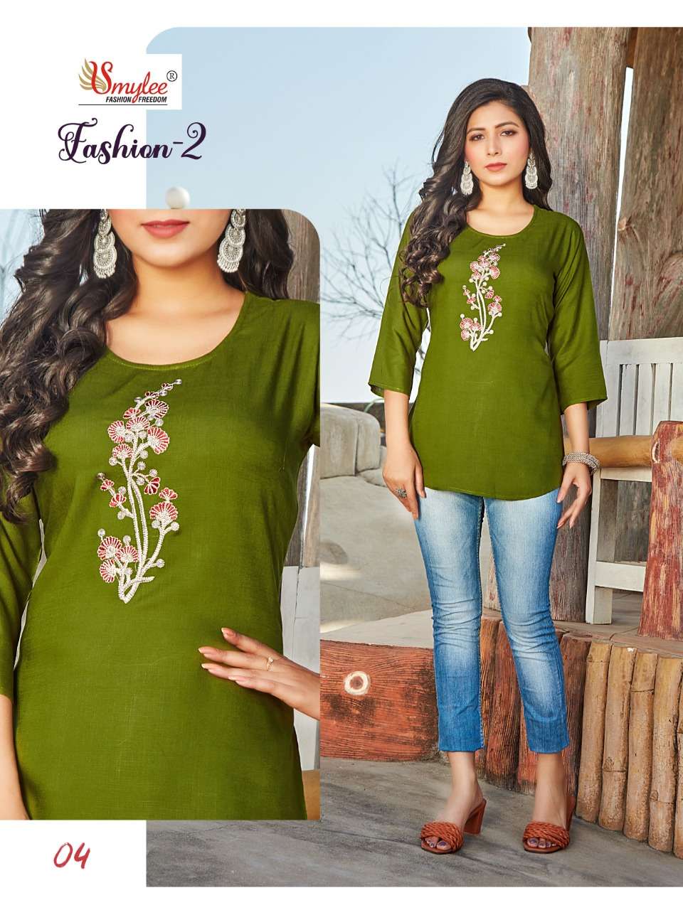 Smylee Fashion Vol 2 Catalog Western Wear Top Wholesale