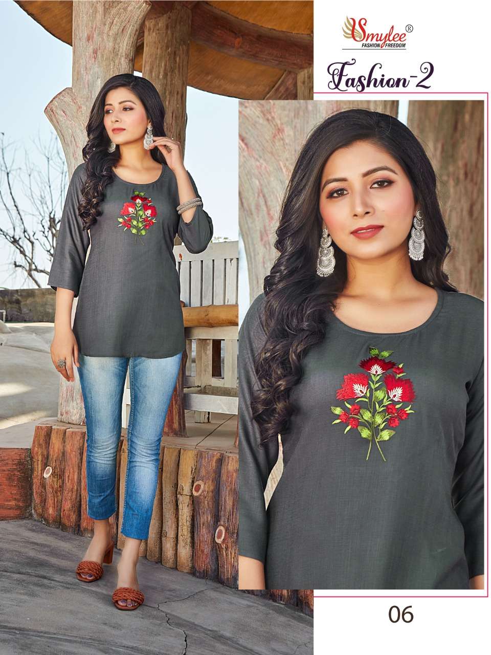 Smylee Fashion Vol 2 Catalog Western Wear Top Wholesale