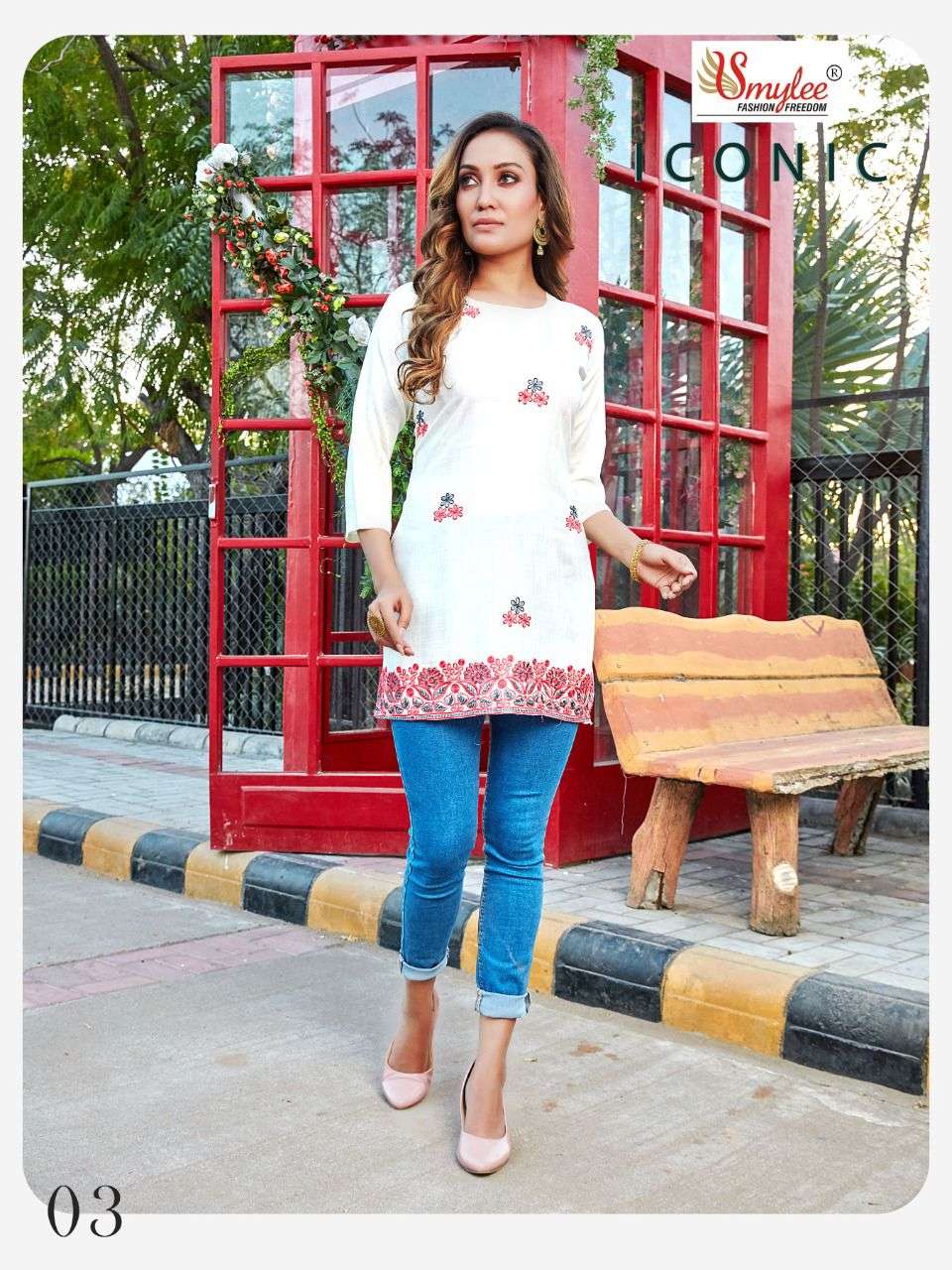 Smylee Iconic  catalog Fancy  Western Top