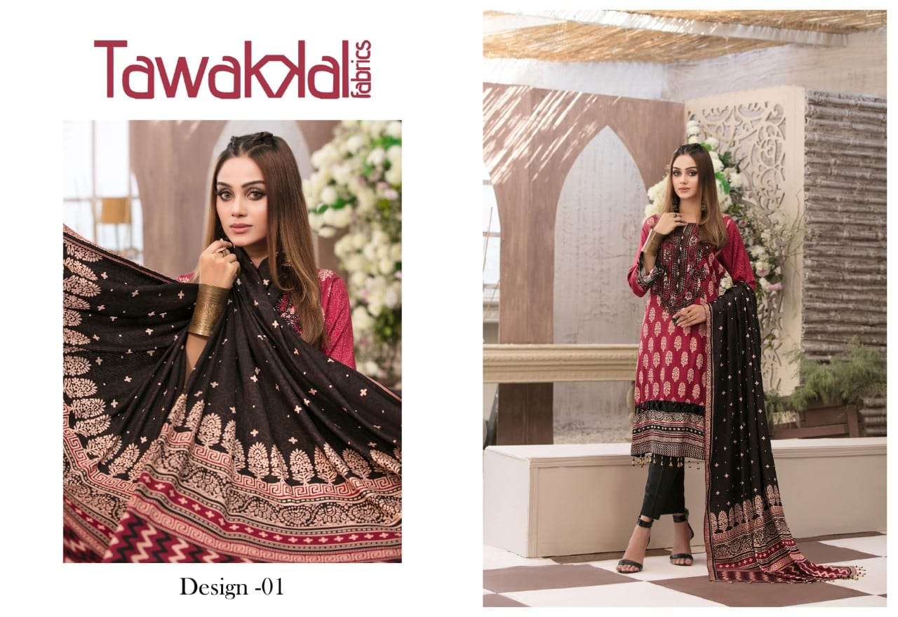 Tawakkal Parizaad Catalog Daily Wear Karachi Cotton Dress Materials