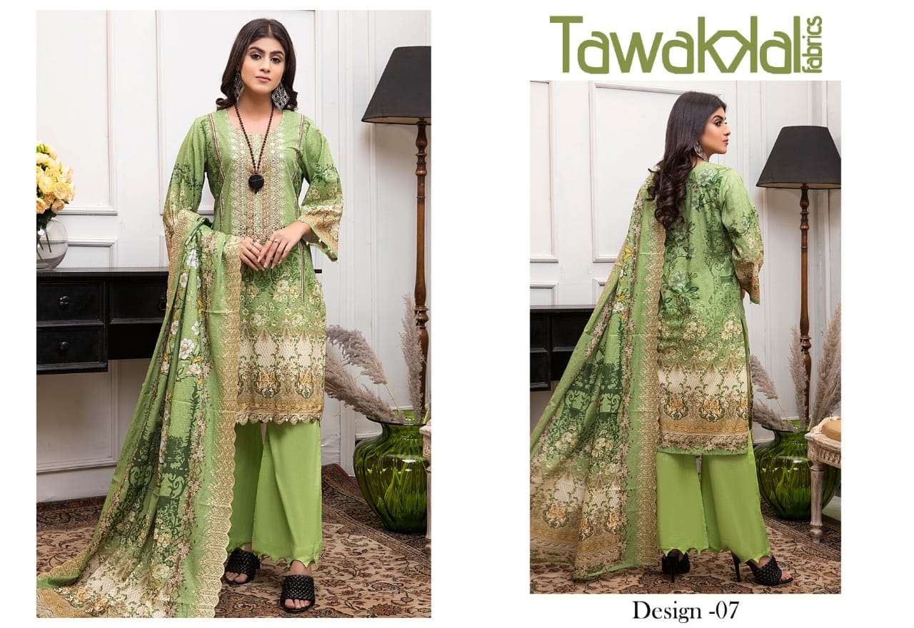 Tawakkal Parizaad Catalog Daily Wear Karachi Cotton Dress Materials