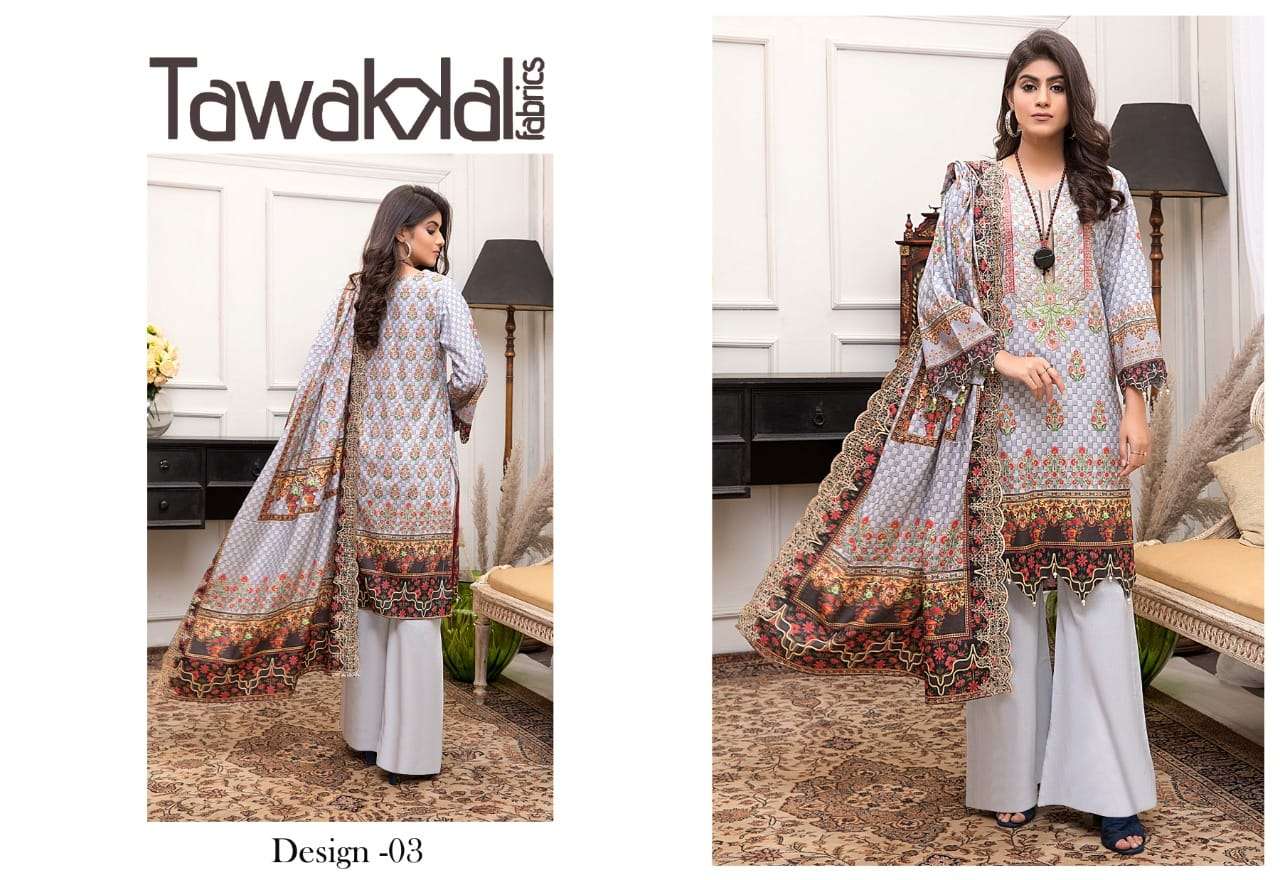 Tawakkal Parizaad Catalog Daily Wear Karachi Cotton Dress Materials