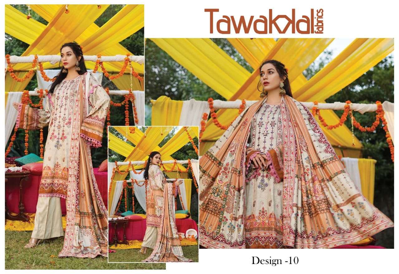 Tawakkal Parizaad Catalog Daily Wear Karachi Cotton Dress Materials