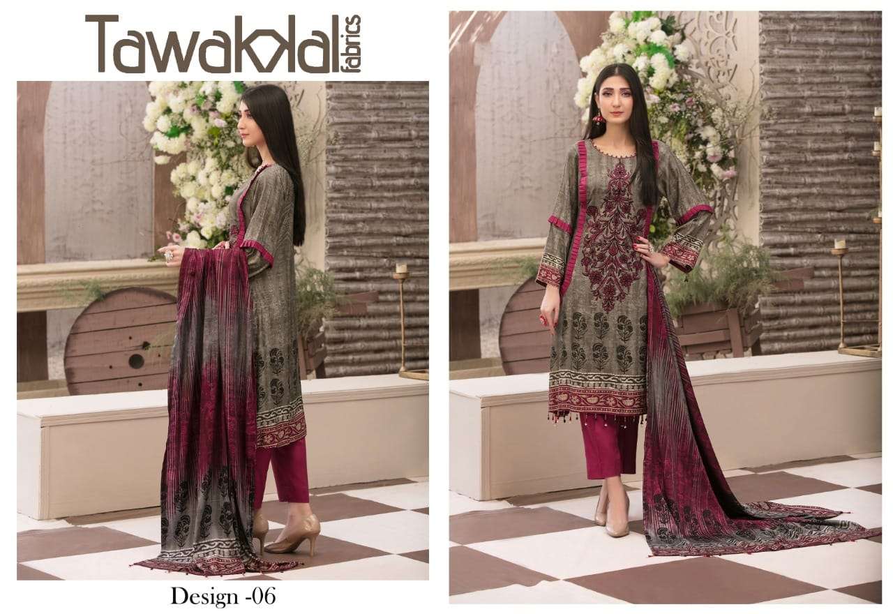 Tawakkal Parizaad Catalog Daily Wear Karachi Cotton Dress Materials