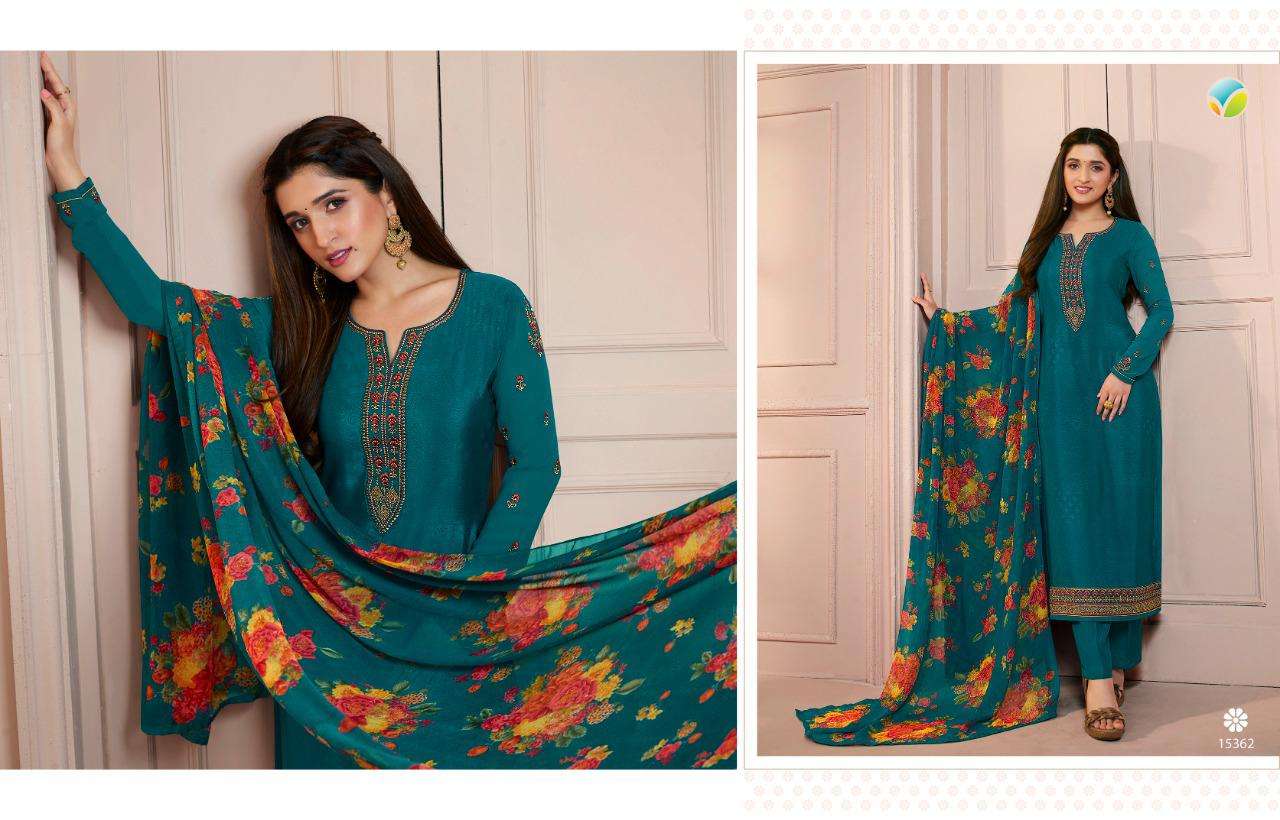 Vinay Silkina Royal Crepe Vol 33 Catalog Designer Wear Dress Materials